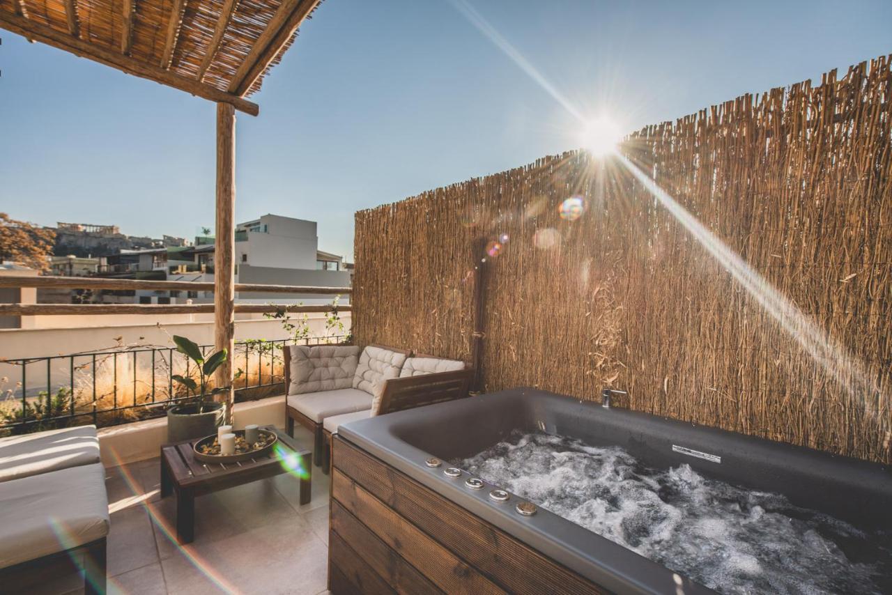 Luxury Apartment With Acropolis View Terrace And Jacuzzi - Living Stone Moonstone Athens Exterior photo