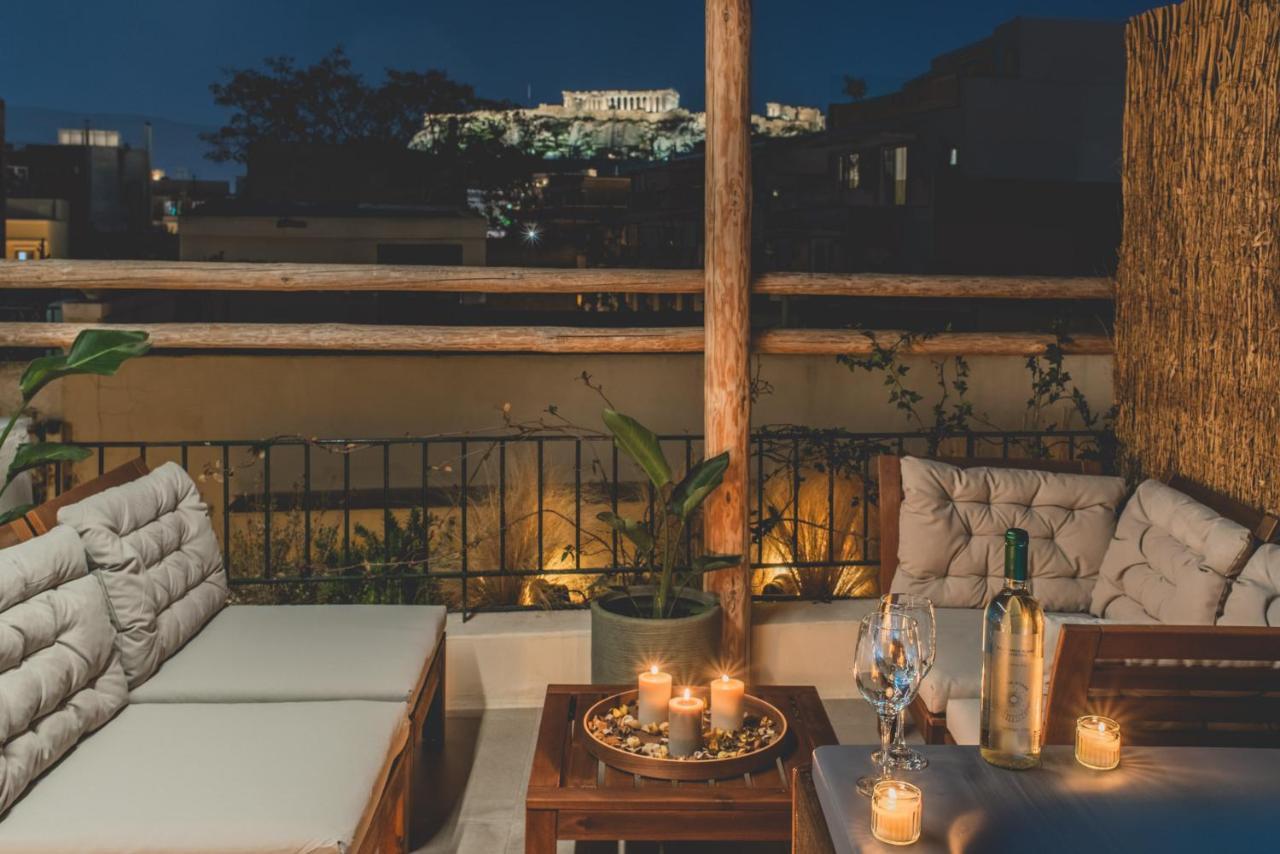 Luxury Apartment With Acropolis View Terrace And Jacuzzi - Living Stone Moonstone Athens Exterior photo